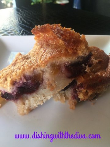 Under Our Cherry Moon...Cherry and Peach Cobbler