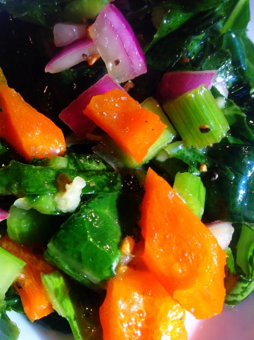 Recipe Raw Collard Green Salad